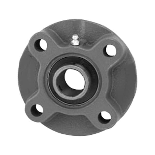 Ami Bearings Flange Block Bearing; 4 Bolt Round Flange Cartridge; 35MM Bore; 110MM Bolt Circle Diameter UCFC207 - main